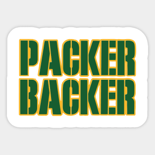 Packer Backer! Sticker